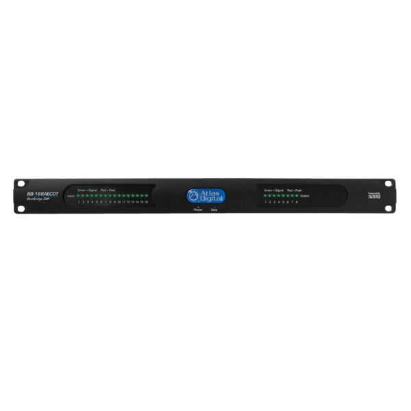 AtlasIED BB-168AECDT 16x8 Networkable DSP Device with Echo Cancellation