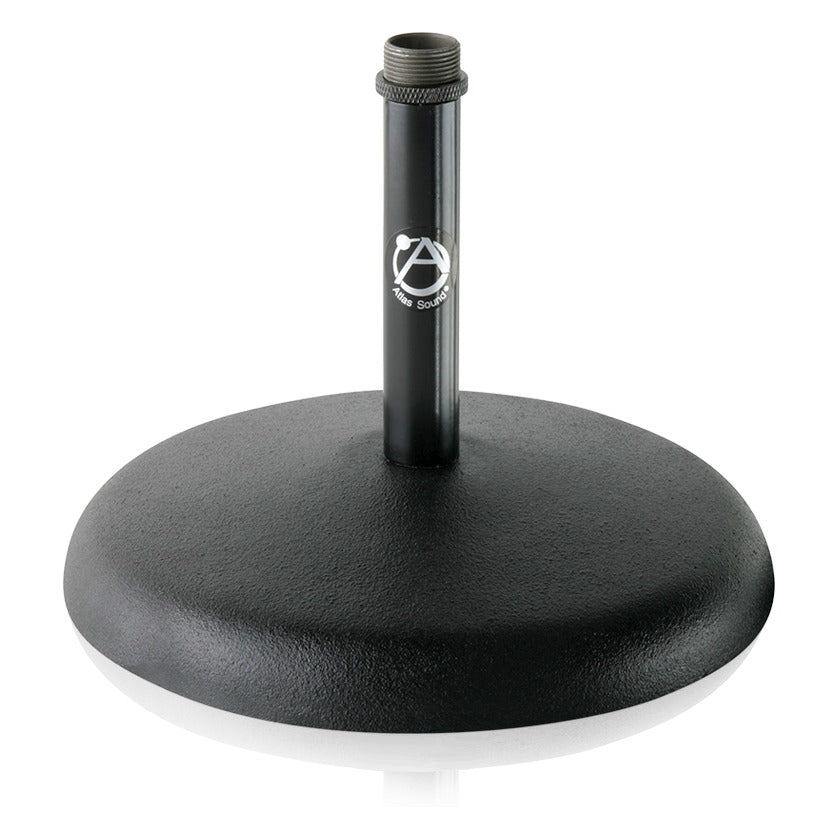 AtlasIED DS5E Fixed Height Desktop Mic Stand 5" Ebony Finish