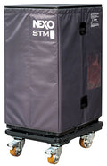 NEXO STT-DCOVER01 cover fitted over STM modules on a single dolly
