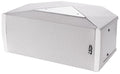NEXO ID24 compact speaker, installation version in white, angled front view