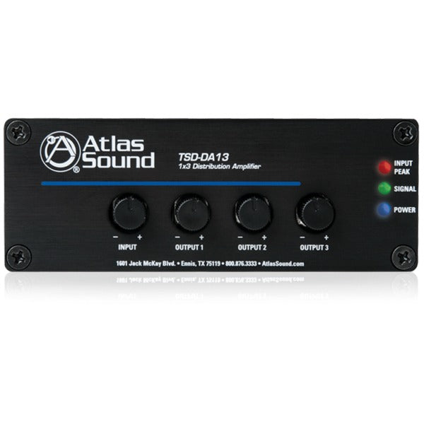 AtlasIED TSD-DA13 1 x 3 Distribution Amplifier