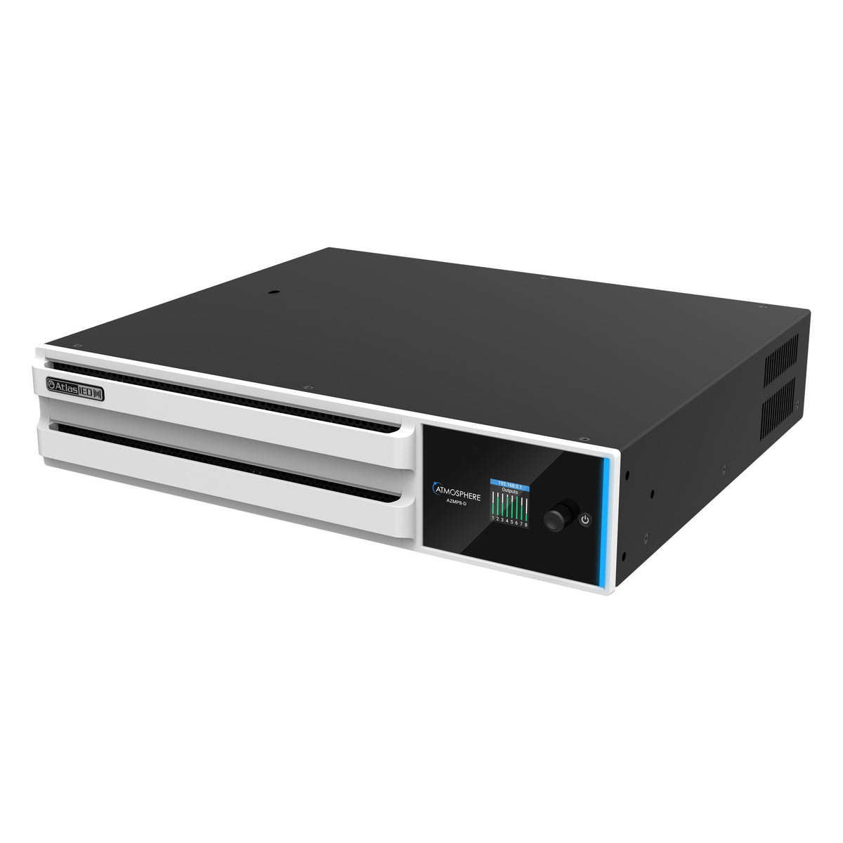 AtlasIED AZMP8-D Atmosphere™ 8-Zone Signal Processor, 1200W Amp & Dante