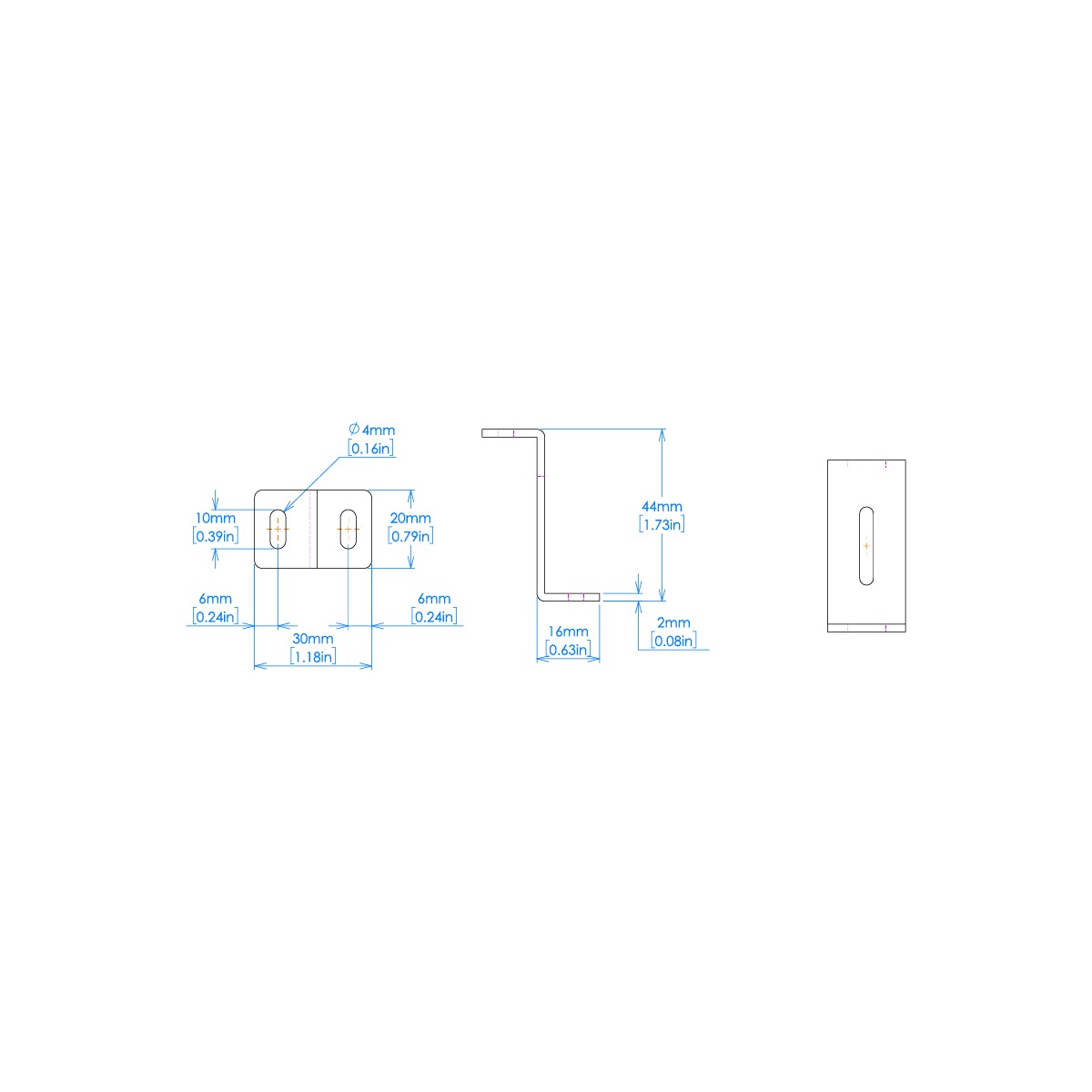IDK FP-Z42 Mounting Hardware for 42 mm Height Products