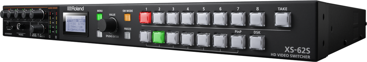 Roland XS-62S 6-Channel Presentation Mixer & Matrix Switcher with SDI/HDMI I/O and Audio