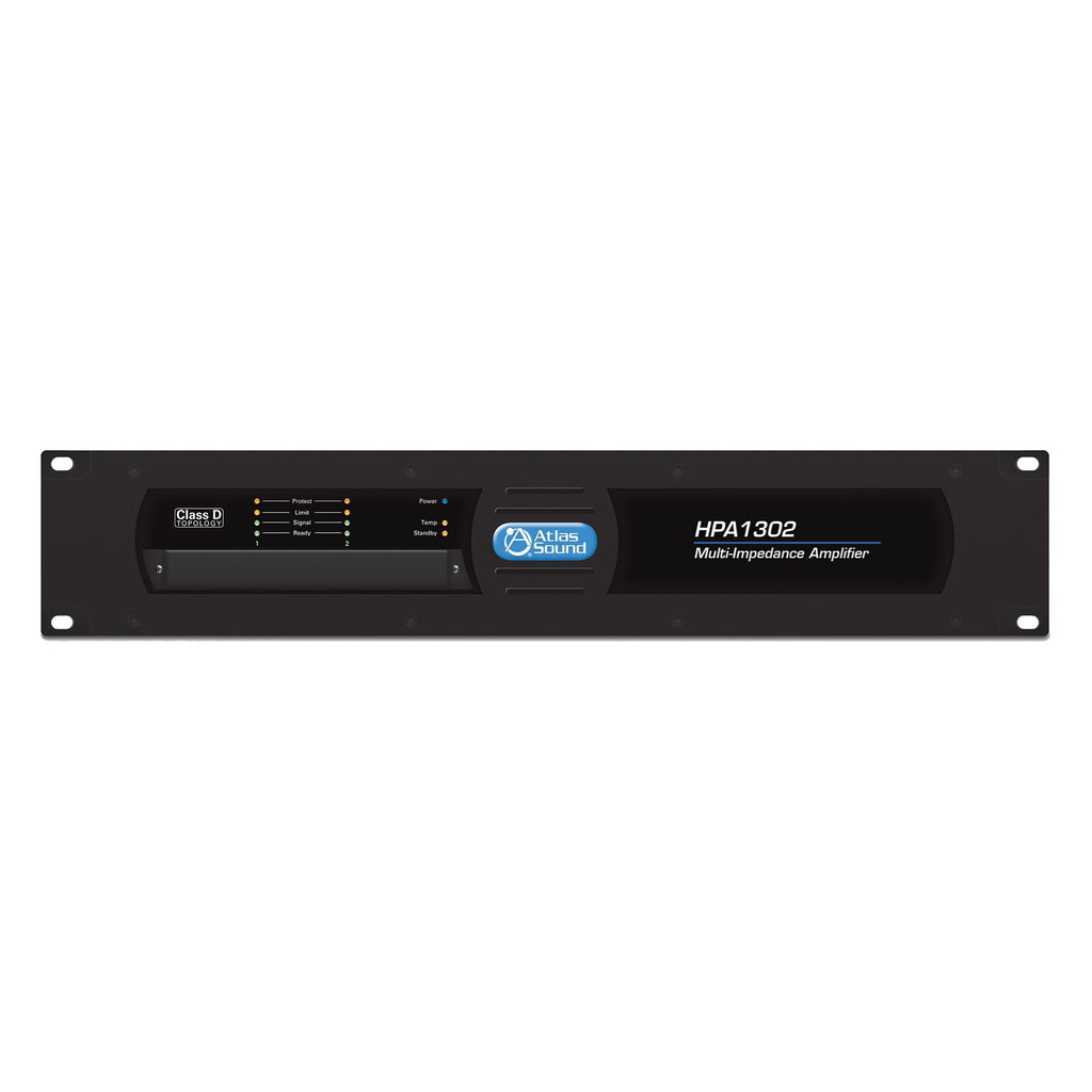 AtlasIED HPA1302 1300W HPA Series Dual Channel Commercial Amplifier