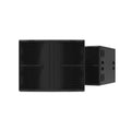NEXO L20 subwoofer, close front and angled views