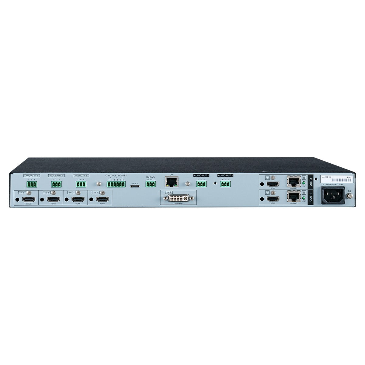 IDK MSD-S52 Digital Multi Switcher, 5 Inputs & 2 Outputs