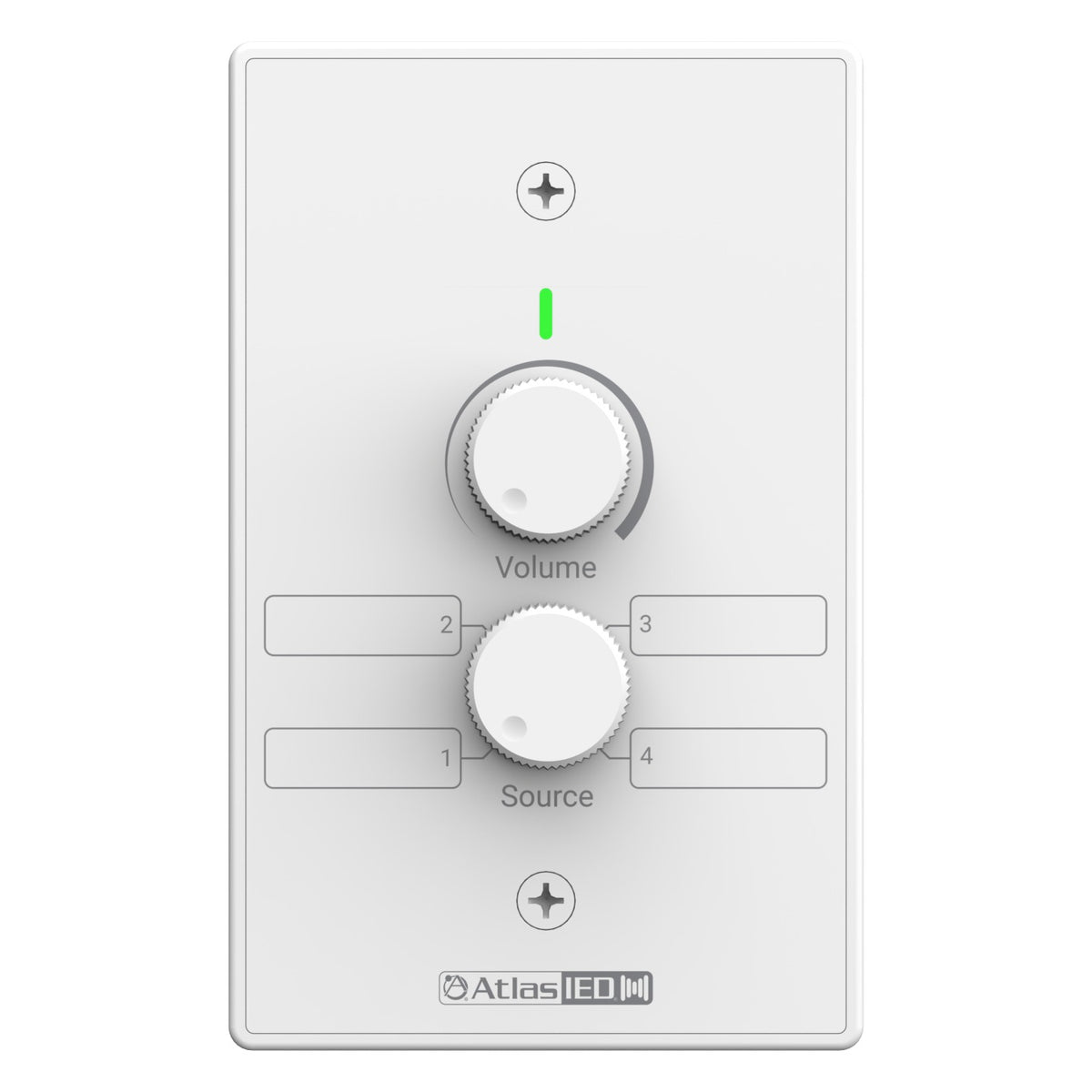 AtlasIED DMA-VS DMA-VS, Remote Volume and Source Select Wall Plate