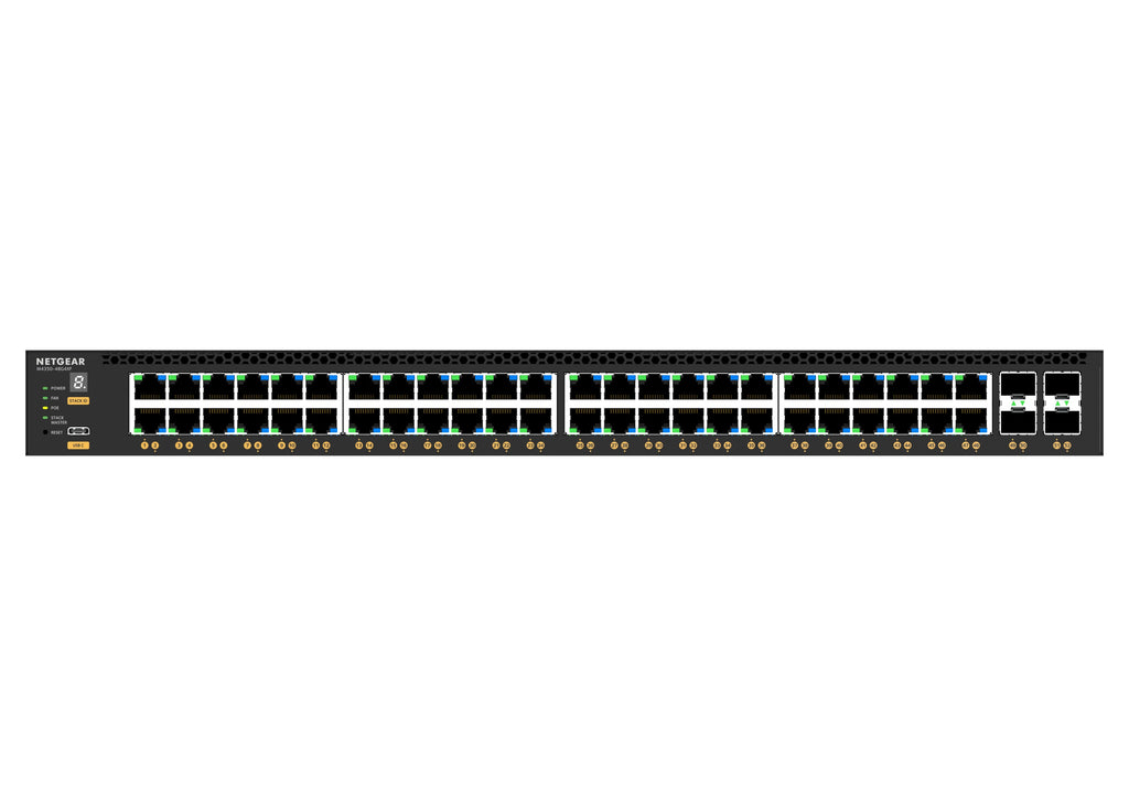 Netgear GSM4352 48-Port PoE+ Managed Switch with 4x SFP+
