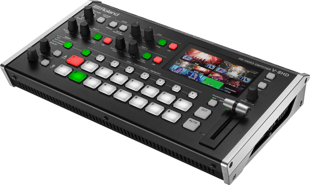 Roland V-8HD 8-Channel HDMI Video Switcher with Multiview and Audio Mixer