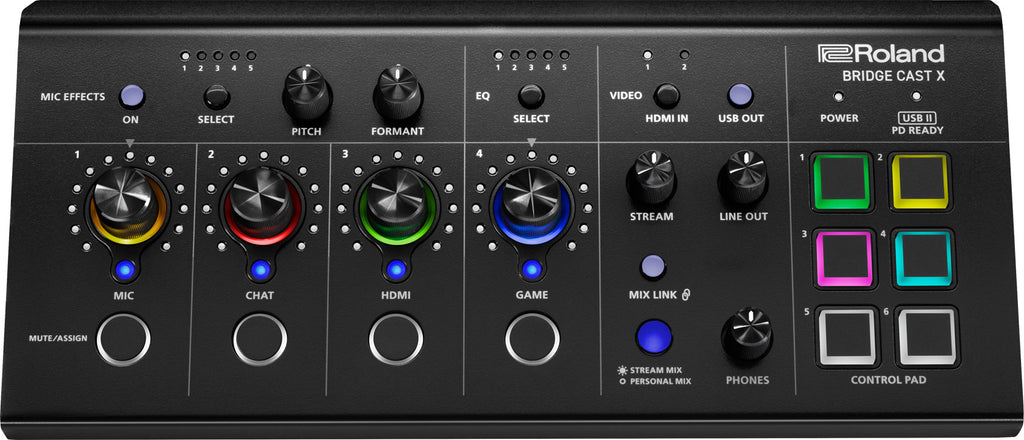 Roland BRIDGECAST-X Dual Bus Streaming Mixer and Video Capture