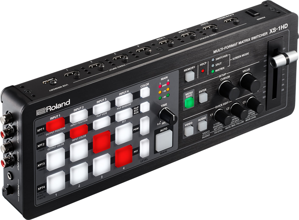 Roland XS-1HD 4×4 Multi-Format Matrix Switcher