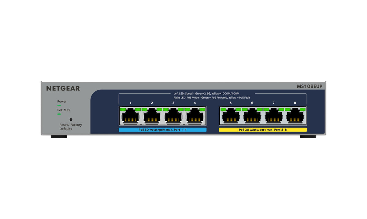 Netgear MS108EUP Multi-Gigabit Switch