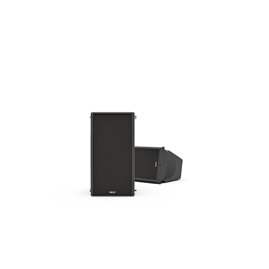 NEXO GEO M6 line array module, upright and horizontal