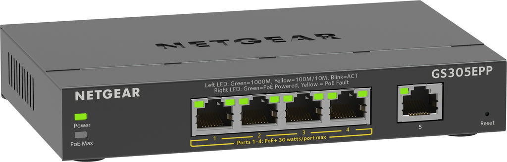 Netgear GS305EPP 5-Port Switch