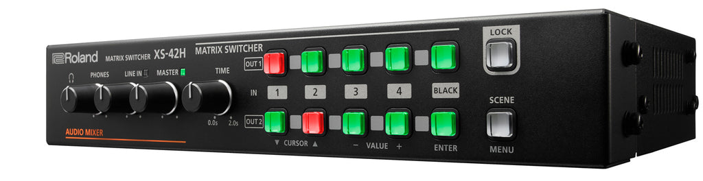 Roland XS-42H 4×2 HDMI Matrix Switcher for Meeting Rooms