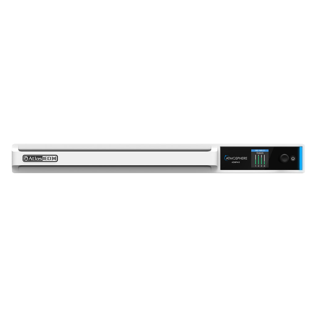 AtlasIED AZMP4-D Atmosphere™ 4-Zone Signal Processor & 600W Amplifier