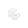 NEXO VNI-CLADAPT ceiling adapter, line drawing