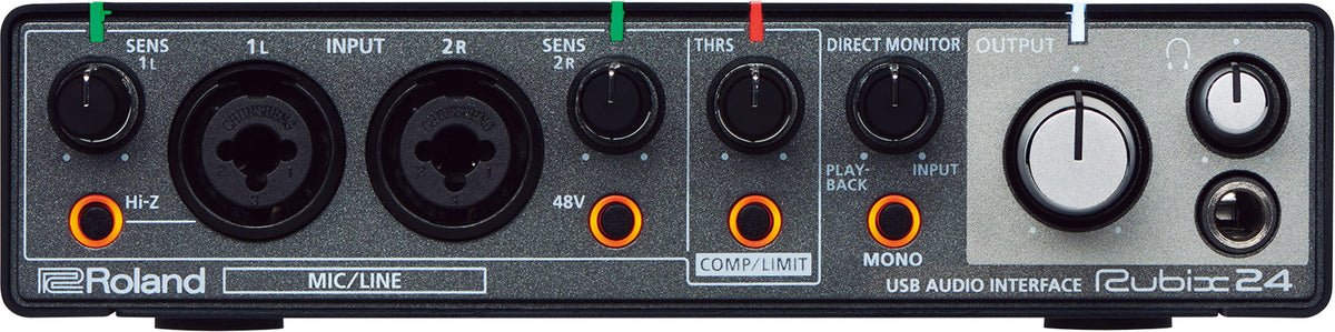Roland RUBIX24 2 In 4 Out High-Resolution USB Audio Interface for Mac, PC, and iPad