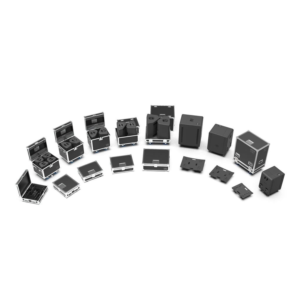 NEXO P Series flight cases and covers, range overview