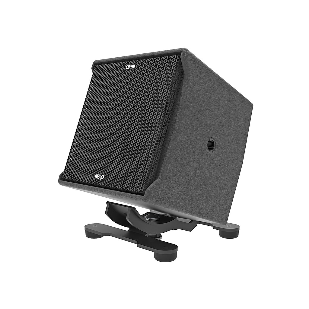 NEXO ID14 compact speaker on a low stand as a front fill