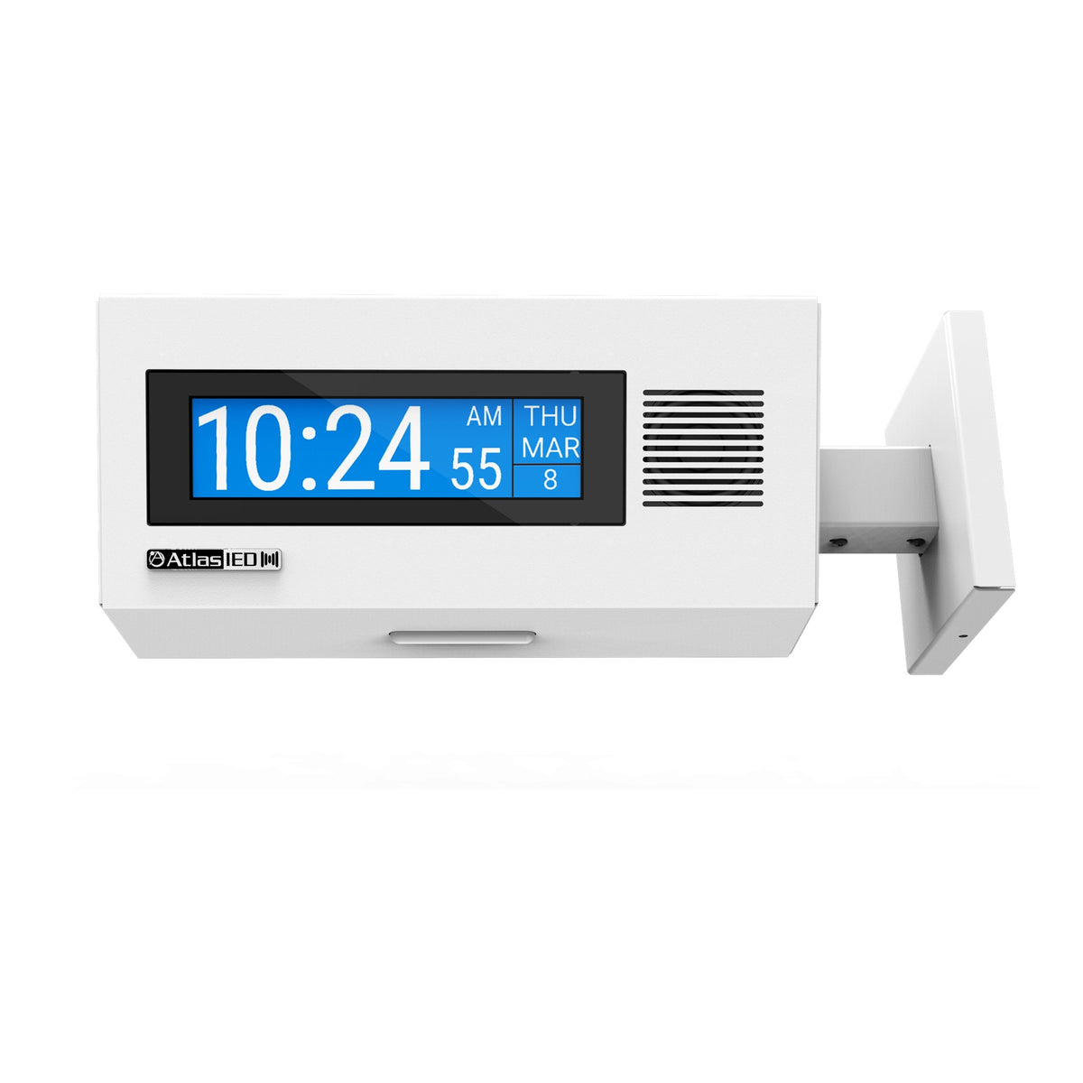 AtlasIED IP-DDS PoE+ Dual Sided LCD Endpoint with Speakers and LED Flasher