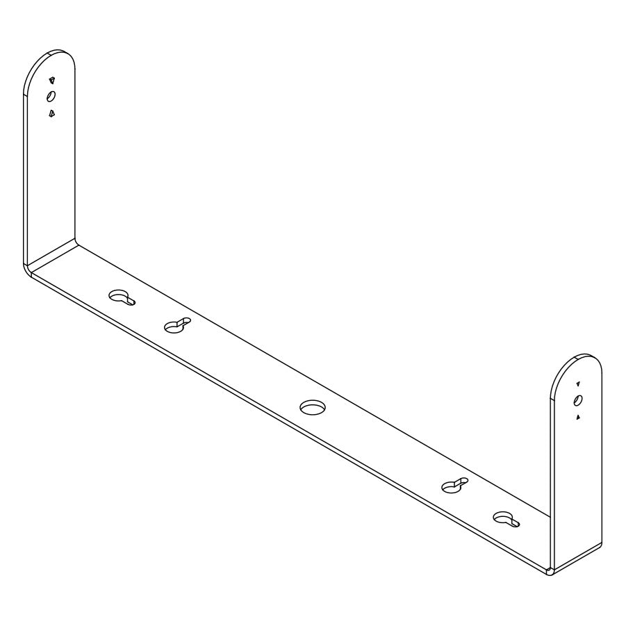 AtlasIED SM82CBRKT-B SM82 C-Bracket-Black