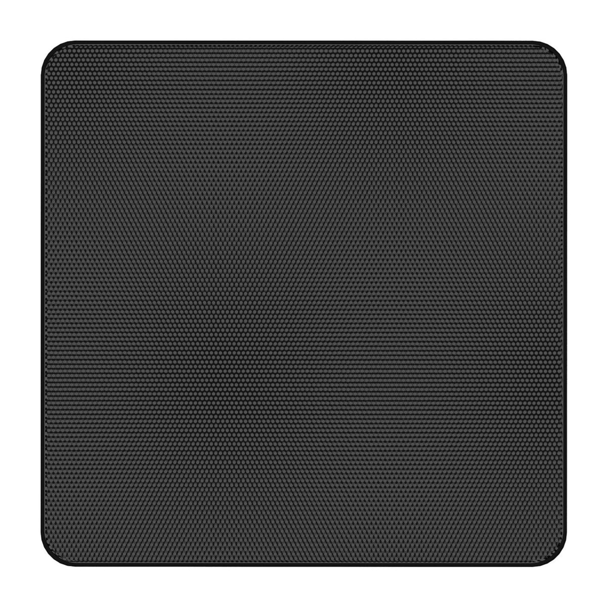 AtlasIED FAP43T-BEGS 4.5" In-Ceiling Speaker Square Edgeless Grille, Black