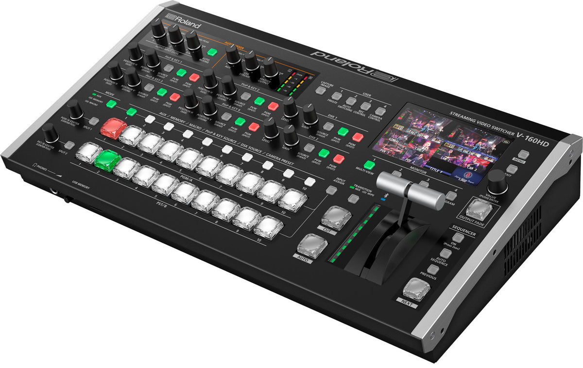 Roland V-160HD Hybrid 16-Channel Video Switcher with Streaming and Multiview