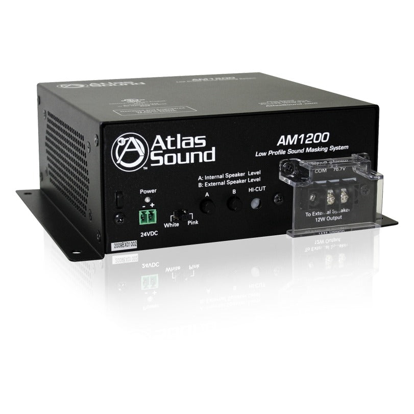 AtlasIED AM1200 Sound Masking System w/ 2" x 4" Speakers, 416Ω, UL2043