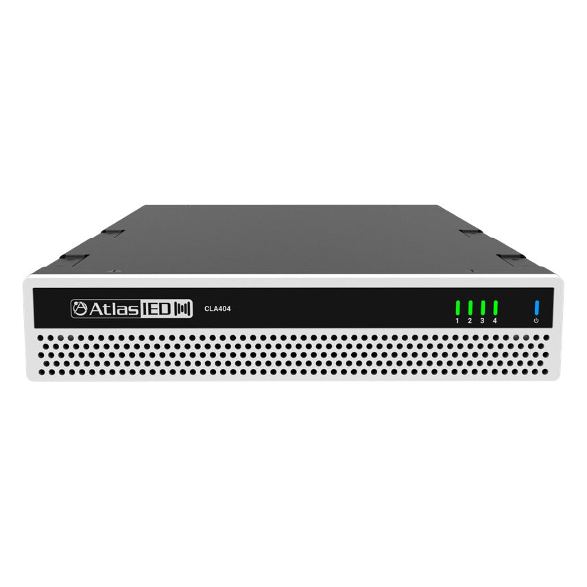 AtlasIED CLA404 400-W Four Channel Multi Impedance Power Share Amplifier