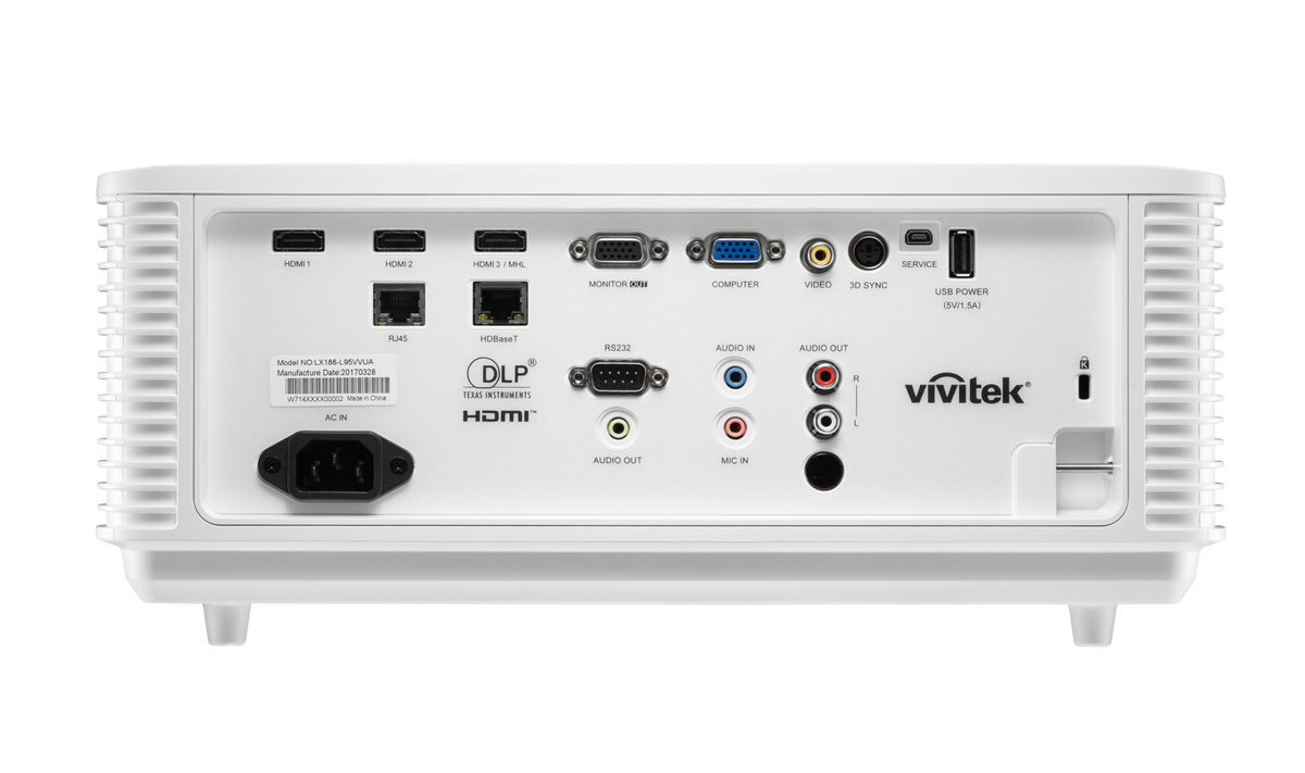 Vivitek DU4771Z-WH 6000-lumen laser DLP projector