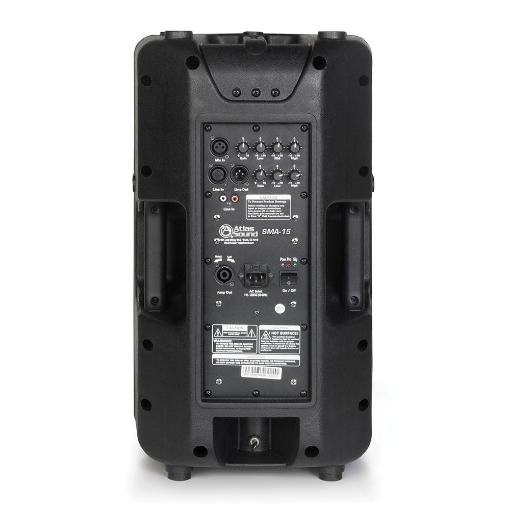 AtlasIED SMA-15 15" 2-Way Powered Portable Loudspeaker