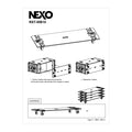 NEXO RST-WB18 wheelboard for RS18, information sheet with drawings