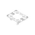 NEXO MST-WBMSUB15 wheelboard for one MSUB15, line drawing