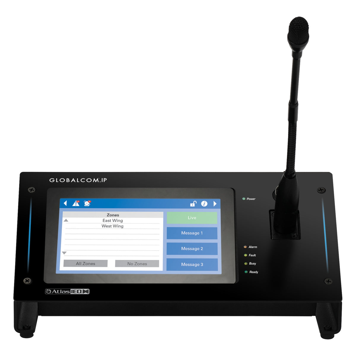 AtlasIED IPCSDTOUCH-G ICSDTOUCH Touch Screen Digital Communications Station