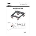 NEXO STT-DOLLYKIT28 M28 adapter for the STM dolly, information sheet with drawings