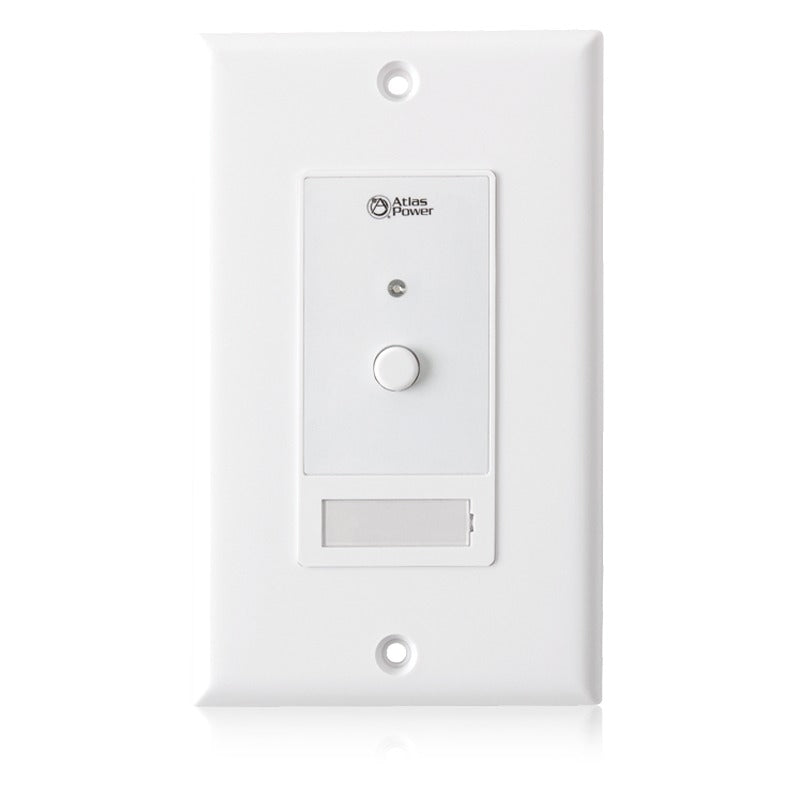 AtlasIED WPD-SWCC Wall Plate Push Button Switch, Hard Contact Closure
