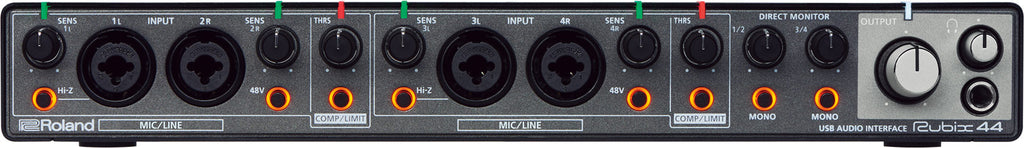 Roland RUBIX44 4 In 4 Out Hi-Res USB Audio Interface for Mac, PC, and iPad