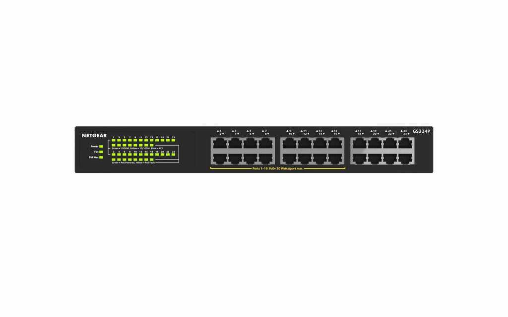 Netgear GS324P 24-Port Switch PoE+