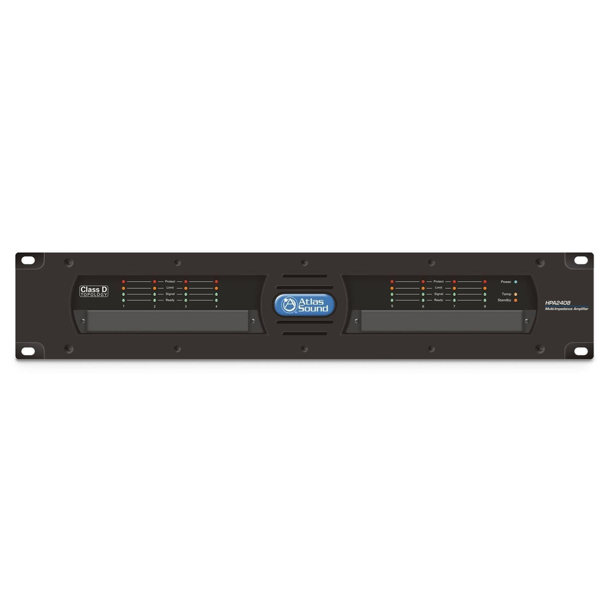 AtlasIED HPA2408 2400W HPA Series Eight Channel Commercial Amplifier