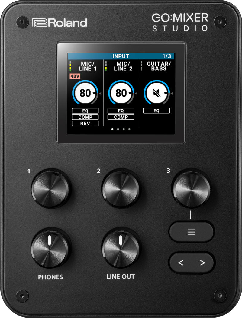 Roland GO:MIXER STUDIO Portable Mixer & Audio Interface