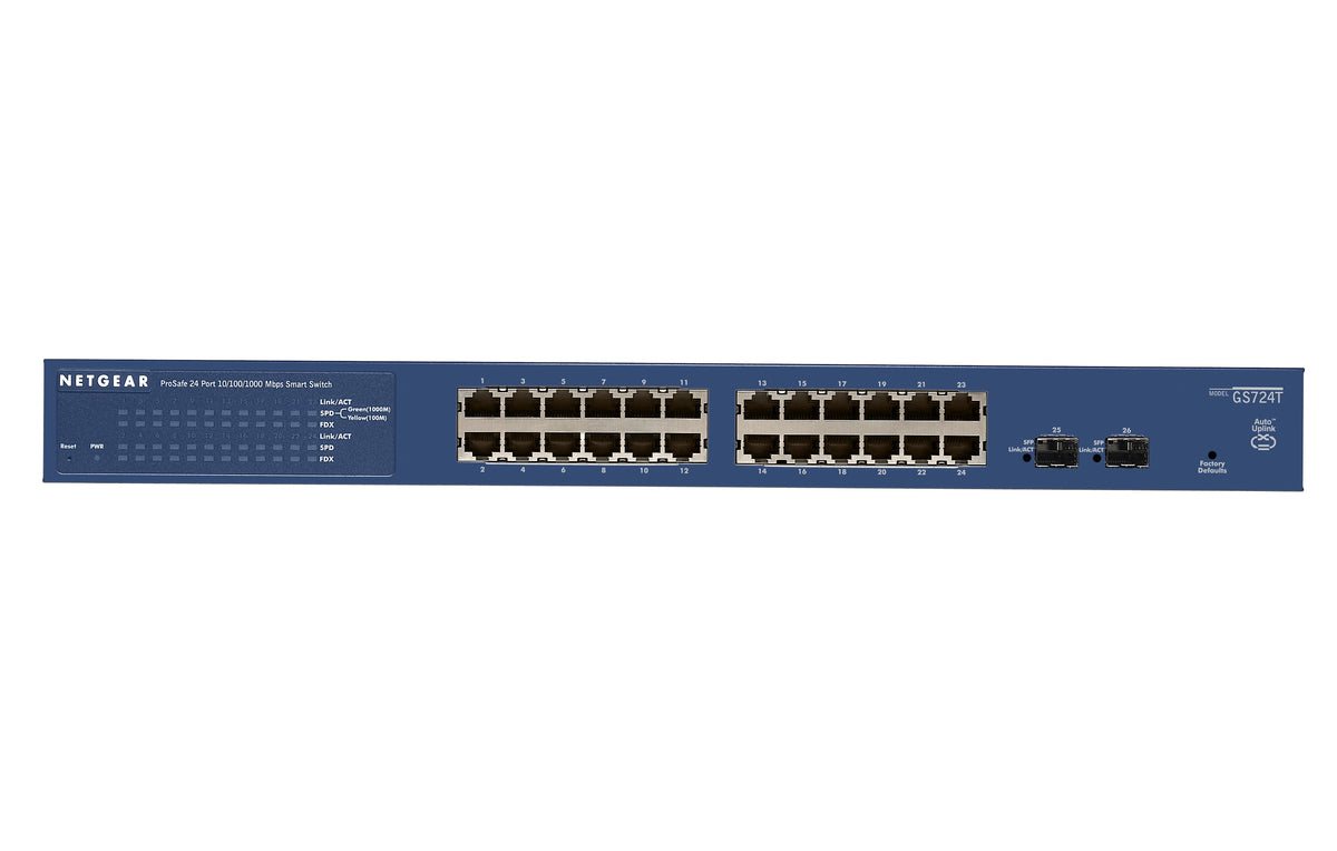 Netgear GS724T 24-Port Gigabit Smart Managed Pro Switch