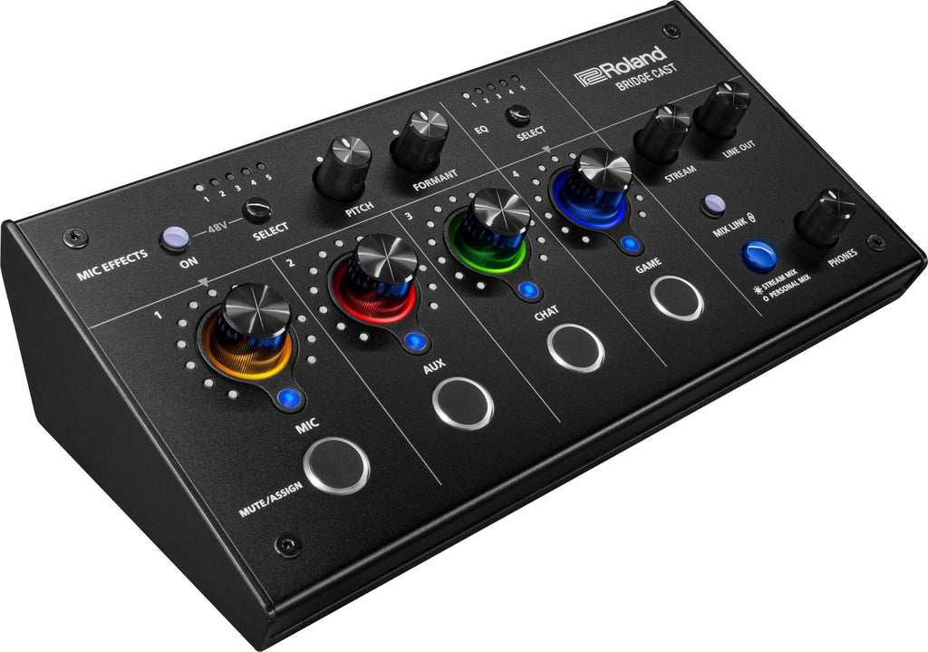 Roland BRIDGECAST Gaming Mixer for Streaming