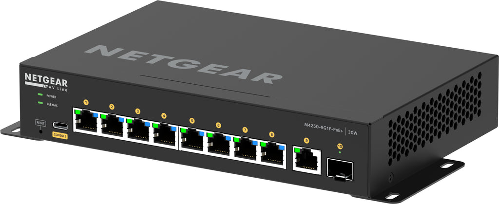 Netgear M4250-9G1F-PoE+ Managed Switch