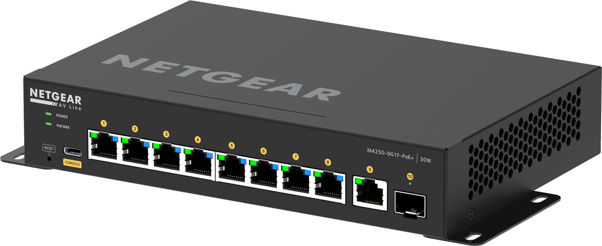 Netgear M4250-9G1F-PoE+ Managed Switch