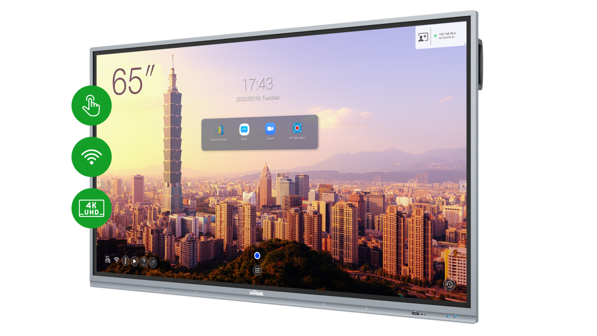 Vivitek EK655i NovoTouch 65-inch 4K-UHD Interactive Display