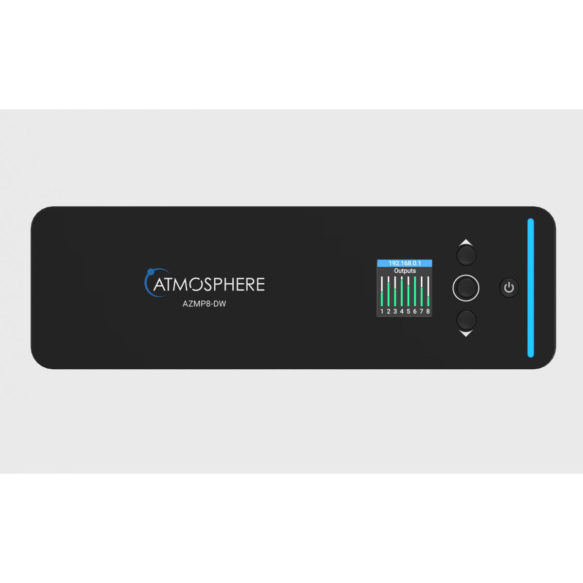 AtlasIED AZMP8-DW Dante All-in-One Cabinet, Atmosphere™ 8-Zone Processor
