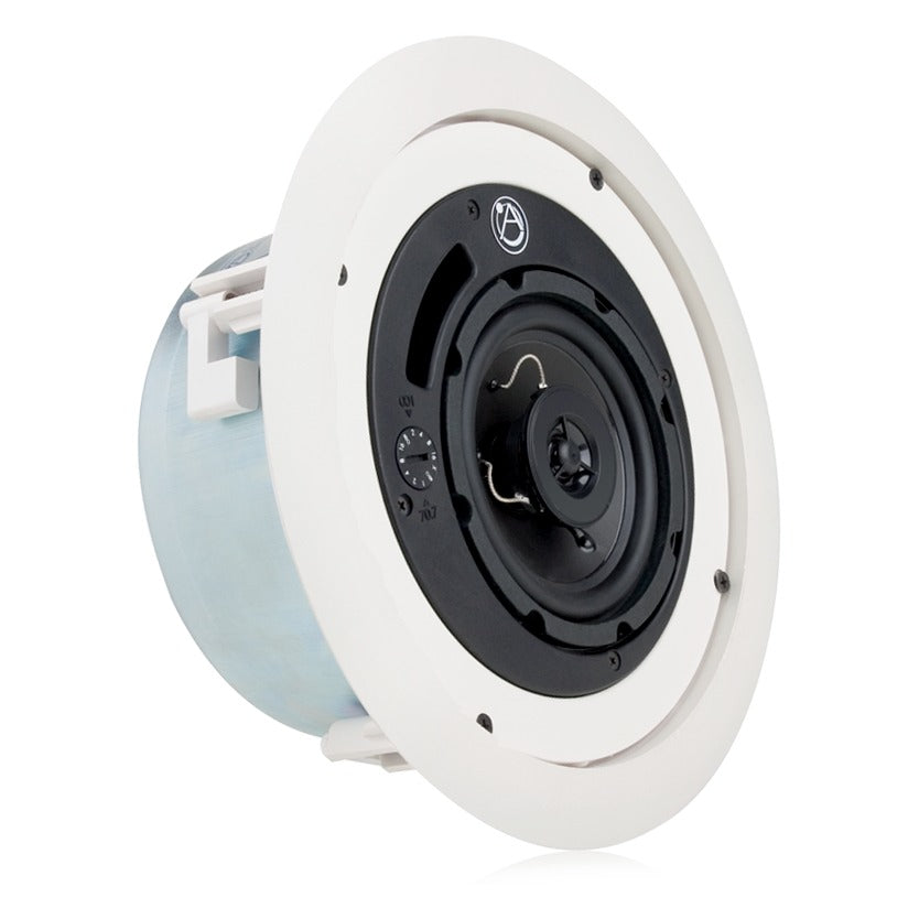 AtlasIED FAP42TCEN Shallow Mount 4" Coaxial In-Ceiling Speaker w/ 6W 100V