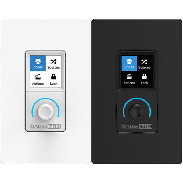 AtlasIED C-ZSV-US-B Atmosphere Zone Source Volume Wall Controller, Black